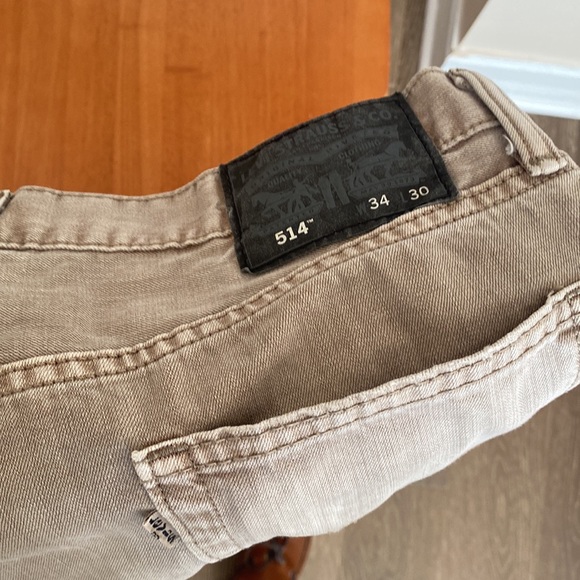 Beige pair of Levi Strauss jeans - Picture 3 of 4